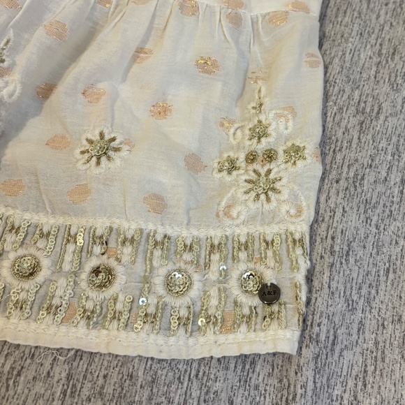 Abercrombie Size Medium Boho Embroidered Tank Blouse - Picture 3 of 4